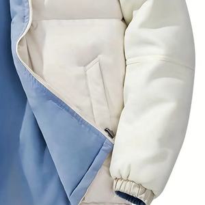 Veste matelassée décontractée unisexe de haute qualité, épaisse et chaude, rembourrée de coton, col montant, fermeture éclair, design tendance pour homme - Product Image 4