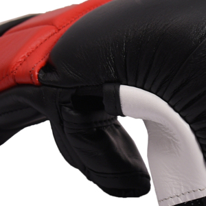 Guantes de Boxeo Profesionales Personalizados de Fábrica, Cuero PU Suave, Piel de Vaca, Blanco y Azul, Logotipo Personalizado para MMA, Equipo de Boxeo en Oferta, Protección - Product Image 5