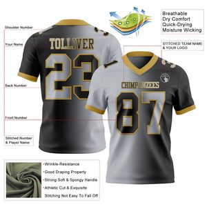 Club American Football Jersey Moisture Wicking Sublimation Custom Logo OEM Supplier Durable Breathable Sportswear - Product Image 6