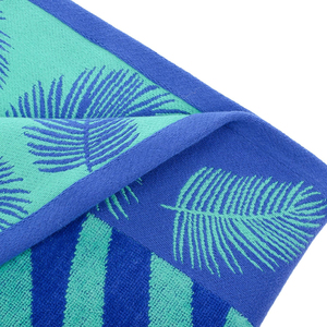 Serviette de plage en coton de luxe écologique de qualité supérieure, grande taille, motif écossais, séchage rapide, impression de logo personnalisée - Product Image 3