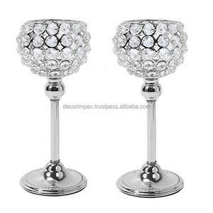 เชิงเทียนคริสตัลแบบแท่งชามส่องแสงเป็นประกายวิบวับเชิงเทียนเชิงเทียนทรงสูงเชิงเทียนเป็นมิตรกับสิ่งแวดล้อม - Product Image 1