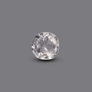 High Quality Loose Synthetic White Zircon Gemstone 4.55 Carat for Fine Jewelry - Product Image 1