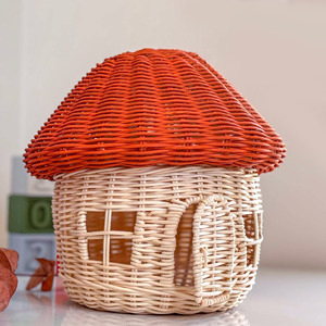 Jouets artisanaux pour bébés et tout-petits, maison de jeu en rotin durable, prix de gros, maisons de jeu pour enfants - Product Image 1