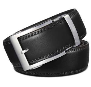 Cinturón de Levantamiento de Pesas de Cuero Genuino con Hebilla de Aleación, 38 mm de Ancho, Color Negro Sólido, Resistente y Ecológico para Powerlifting y Gimnasio - Product Image 4