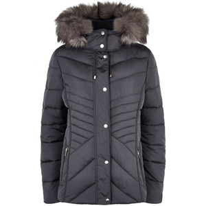 Chaqueta Parka de Invierno para Mujer, Talla Grande, con Capucha, Abrigo Cálido Impermeable, Relleno, Logotipo Personalizado, OEM, Venta al Por Mayor, Suministro de Fábrica - Product Image 1