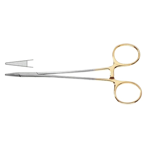 Pinzas Hemostáticas de Acero Inoxidable con Mango Dorado, Instrumento Quirúrgico Manual Reutilizable Clase I para Hemostasia, Kit Quirúrgico de Primeros Auxilios - Product Image 1