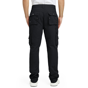 Pantalon Cargo Homme Luxe Minimaliste, Esthétique Épurée, Multi-Poches, Coupe Fuselée, Mode Urbaine Moderne - Product Image 2