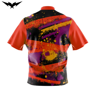 Custom Designed <b>Bowling</b> Jerseys Vintage Unisex Sublimated 1/4 Zipper Reversible 100% Polyester <b>Bowling</b> Jersey - Product Image 2