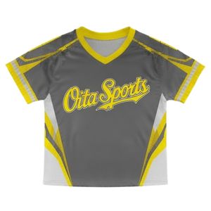 Unisex Gray Yellow Sublimated Lacrosse Uniform <b>Set</b> Lightweight Polyester Sports Jersey Shorts Reversible Match Wear Clothing - Product Image 3