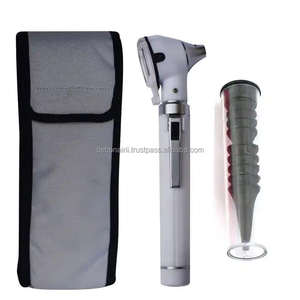 Otoscope électrique à fibre optique en acier inoxydable mini pour examen ORL, certifié CE ISO13485, service OEM ODM, fournisseur en gros - Product Image 1