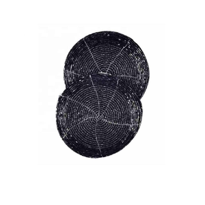 High Quality Beaded Drink Coasters Stylish Handmade <b>Table</b> <b>Protection</b> Set At Cheap Price - Product Image 1