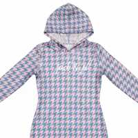 Robe midi moulante à carreaux pour femme Jack and Jill, manches longues, coupe ajustée, élégante, pour le bureau ou les soirées, vente en gros personnalisée