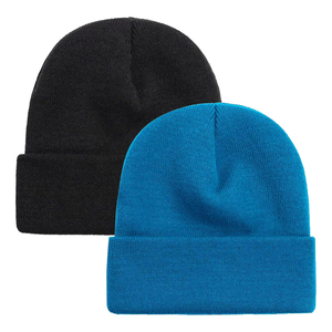 Gorro Unisex OEM, 100% Acrílico, Tejido, Color Sólido, Casual, Invernal, para Adultos, 56-58CM, Rojo y Negro - Product Image 4