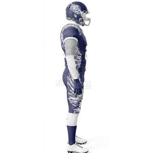 Uniforme de football américain personnalisable en gros, respectueux de l'environnement, à manches courtes, pour équipes, clubs et écoles, différentes tailles et couleurs - Product Image 4