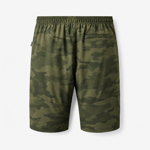 Shorts en toile camouflage pour homme, respirants, séchage rapide, taille élastique avec cordon de serrage, shorts de sport décontractés, shorts d'entraînement légers - Product Image 4