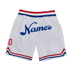 Shorts de sport sans manches pour hommes et femmes, personnalisables avec numéro, maillot d'équipe de basketball, shorts de basketball classiques en mesh - Product Image 4
