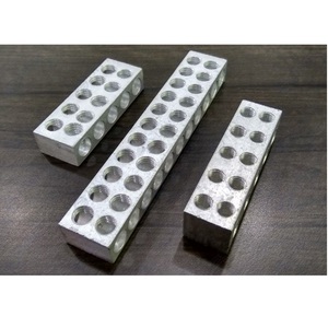 Lightweight Aluminum Neutral Links with Tin Plated Screws for Secure Electrical Grounding Connection <b>Terminal</b> Blocks - Product Image 1