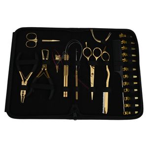 Kit de Herramientas para Extensiones de Cabello Micro Link: Removedor de Cuentas, Alicates de Crimpado, Gancho de Extracción, Peine de 2 Bucles, Pinzas Separadoras y de Estilizado - Product Image 1