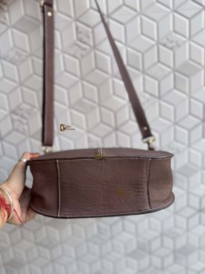 New Arrival Cowhide Leather <b>Handbag</b> Hand Tooled Carving Leather <b>Small</b> Size Floral Sling Bag Gypsy Boho Handmade Cross Body Bag - Product Image 2
