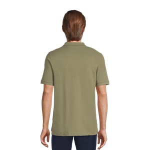 เสื้อโปโลผู้ชายผ้าฝ้าย 100% ขายส่ง – เสื้อยืดโปโลเรียบพร้อมปักโลโก้ตามสั่ง - Product Image 3