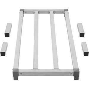 Scaffalatura Commerciale in Alluminio Saldato da 8FT (2,4m) per Alimenti, 48FT x 20FT (14,6m x 6,1m), con Capacità di 450 kg (1000 libbre), Scaffali Utilitari per Stoccaggio - Product Image 5