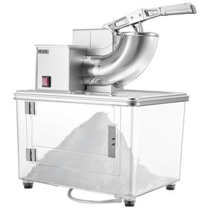 Macchina Elettrica Commerciale per Ghiaccio Tritato 661LBS/H, 350W, in Acciaio Inossidabile, Tritaghiaccio a 4 Lame, 2000 Giri/min - Product Image 1