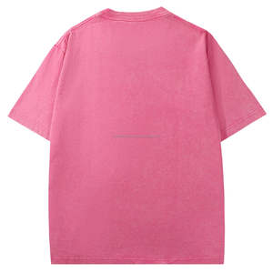 T-shirt ample uni noir de haute qualité à épaules tombantes, disponible en couleurs personnalisées, T-shirts pour hommes - Product Image 2