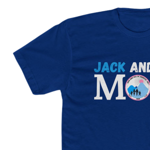T-shirt Jack and Jill Legacy Maker Mom pour femme, bleu royal, en coton doux, à manches courtes, décontracté, motif fierté familiale - Product Image 6