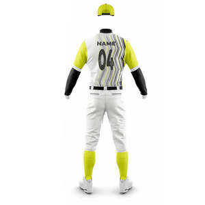 Uniforme de Béisbol 2026, Nuevo, Transpirable, 100% Poliéster, Colores Personalizables en la Parte Delantera, Impresión Sublimada, Secado Rápido - Product Image 4