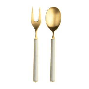 Servidor de Ensalada de Metal de Diseño Artesanal con Acabado Texturizado Martillado para Colección de Vajilla de Lujo y Servicio Festivo - Product Image 4