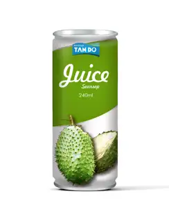 Vietnam Soursop Saft Getränk 100 % frisch 250 ml konserviert  bester tropischer Fruchtsaft OEM Hersteller  gesundes Getränk