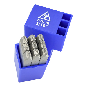 Juego de sellos de metal con número alemán, 5mm, suministro de fábrica - Product Image 1