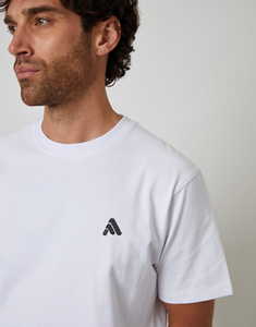 Camiseta Blanca Lisa Personalizada Unisex para Hombre, 100% Algodón, Logotipo Frontal en Lona, Secado Rápido, Transpirable, Corte Regular Informal, Peso de la Tela 230g - Product Image 3