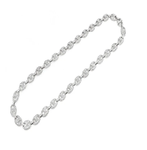 Classic Design Link <b>Chain</b> In 14k Gold Necklace Moissanite <b>Iced</b> <b>Out</b> Hip Hop Style Diamond Link <b>Chain</b> Perfect Gift For Men & Women - Product Image 4