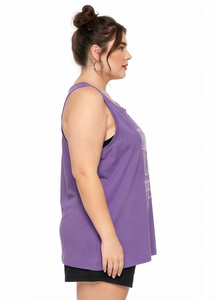 Women Racerback <b>Plus</b> <b>Size</b> Tank <b>Top</b> Gym Wear Singlet <b>Top</b> O Neck Embroidered Stringer Breathable <b>Plus</b> <b>Size</b> Knitted Tank <b>Top</b> Ladies - Product Image 4