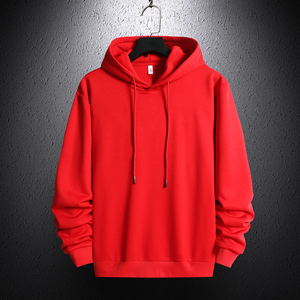 Sweat-shirt à capuche uni pour homme, coupe classique, 100% coton, vêtements décontractés d'hiver, impression numérique - Product Image 5