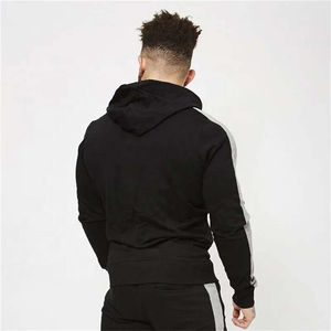 Pantalon de jogging unisexe 2026 de haute qualité, coupe régulière, 100 % coton, avec fermeture éclair, pour le fitness, personnalisable avec logo, par le fabricant de vêtements - Product Image 4