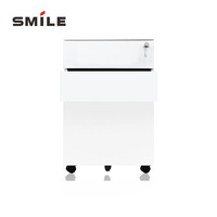 Armoire de rangement mobile en métal CHNSMILE, très vendue, avec 3 niveaux, en acier, avec roulettes