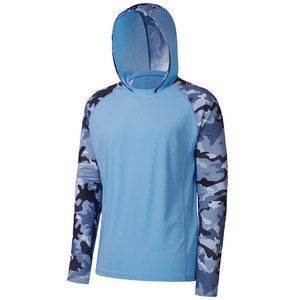 Chemise à manches longues pour homme avec logo imprimé personnalisé, UPF 50+, séchage rapide, pêche, 2035, 100% polyester, grande taille - Product Image 5