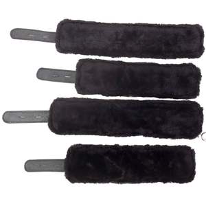 Manchettes réglables en peau de mouton avec boucles à dégagement rapide, largeur 4,5 cm, imprimées par transfert thermique - Product Image 5