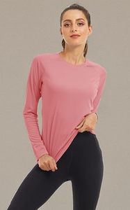 <b>Women</b> <b>Long</b> Sleeve Yoga Tops Breathable Quick Dry Eco-Friendly Spandex/Nylon Fitness Workout Gym Running Training Athletic <b>Shirts</b> - Product Image 3