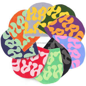 Gorros de Invierno Personalizados Unisex 2025, Diseño Jacquard con Logotipo Impreso, Alta Calidad, Secado Rápido, Transpirables para Adultos, Playa - Product Image 4