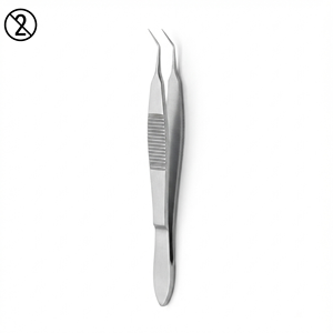 Pinzas de Sujeción Kelman McPherson de Acero Inoxidable, Instrumento Microquirúrgico de Mango Largo, Herramienta Quirúrgica Oftálmica Clase I - Product Image 3