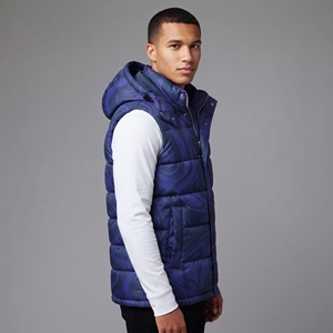 Trending 2026 Men's <b>Padded</b> Camouflage Winter <b>Gilet</b> Quilted <b>Hooded</b> Vest Sleeveless Warm Outdoor Jacket Casual Insulated - Product Image 4