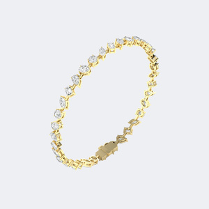 Pulsera de diamantes de tenis de formas mixtas de 5.00 quilates - Product Image 6