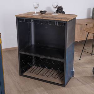 Barra de bar frontal estilo Crazy de Vandana Urban Matter en azul y gris - Product Image 3