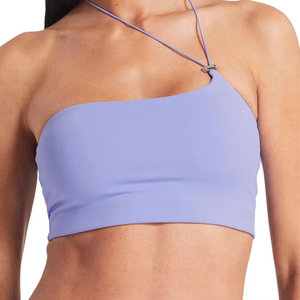 Sujetador Deportivo para Mujer al por Mayor, Nuevo Estilo, Sin Costuras, de Spandex y Poliéster, para Yoga, Gimnasio, Ejercicio, Ropa Deportiva - Product Image 3