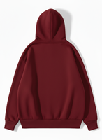 Sweat à capuche oversize pour homme, couleur unie, épaules tombantes, personnalisable, vente en gros OEM