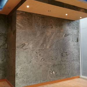 Autumn Rustic <b>Slate</b> Stone Veneer Flexible Natural Stone Sheet Eco Friendly Lightweight Wall Cladding - Product Image 1