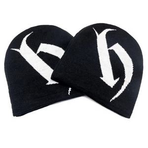 Venta al por mayor Unisex All Over puff impresión acrílico personalizado invierno gorros de punto jacquard skully gorros gorras - Product Image 4